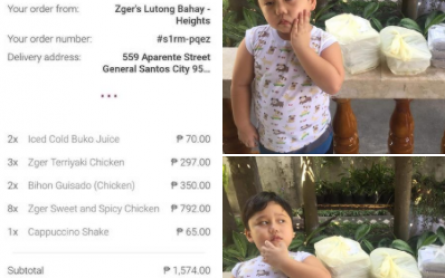 A 5-year-old Child Borrows Phone from His Father and Secretly Orders in Food Panda
