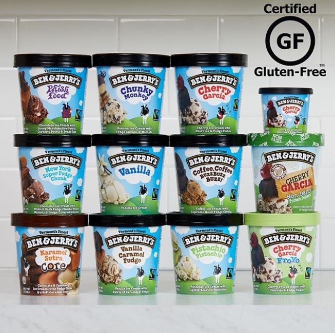 Ben & Jerry's Reinvents Ice Cream With New Flavors of Gluten-Free Selections