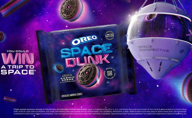 OREO is encouraging fans to discover out-of-this-world playfulness via a new galaxy-inspired limited-edition cookie and the chance for a fan to join the brand on an expedition to the edge of space!
