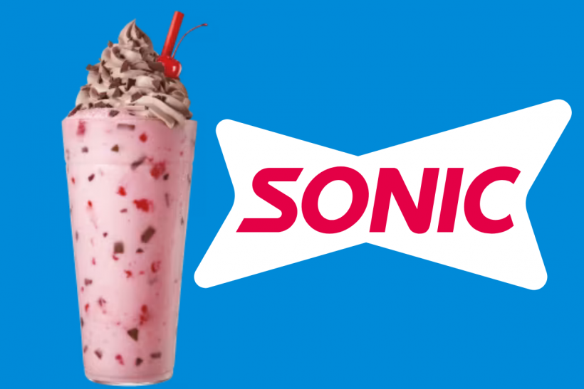 Sonic's Chocolate Covered Stawberry Shake!