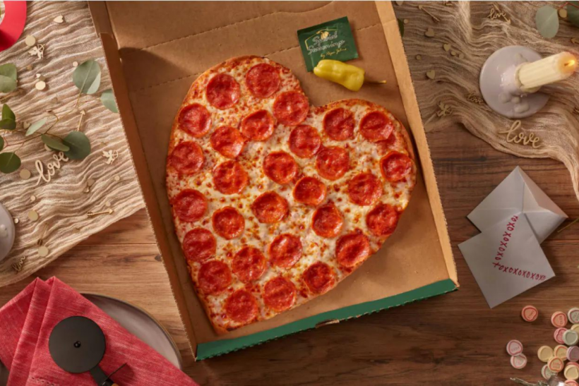 Papa John's Heart-Shaped Pizza is back!
