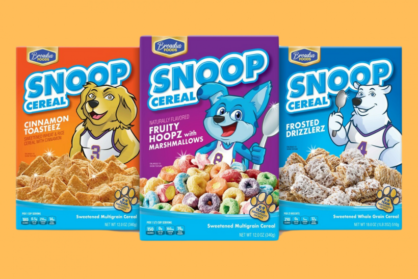 Snoop Cereal by Broadus Foods.