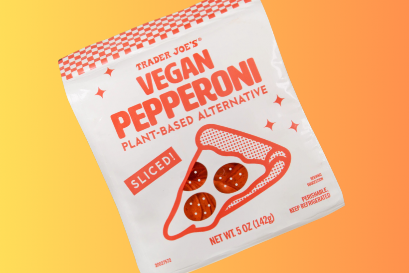Trader Joe’s Vegan Pepperoni.
