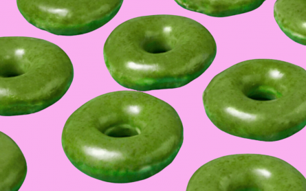 Krispy Kreme's Green O'riginal Doughnut