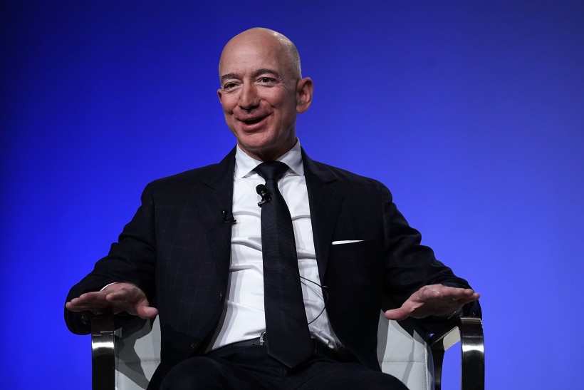 Amazon CEO And Blue Origin Founder Jeff Bezos Speaks At Air Force Association Air, Space And Cyber Conference.