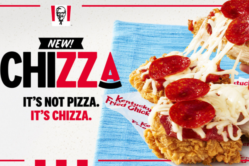 KFC Chizza is now available nationwide.