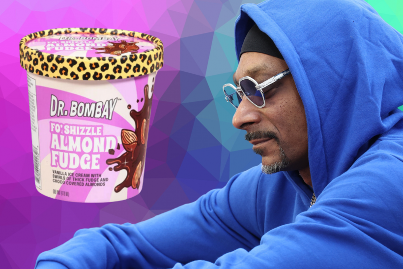 Snoop Dog’s Dr. Bombay Fo’ Shizzle Almond Fudge.