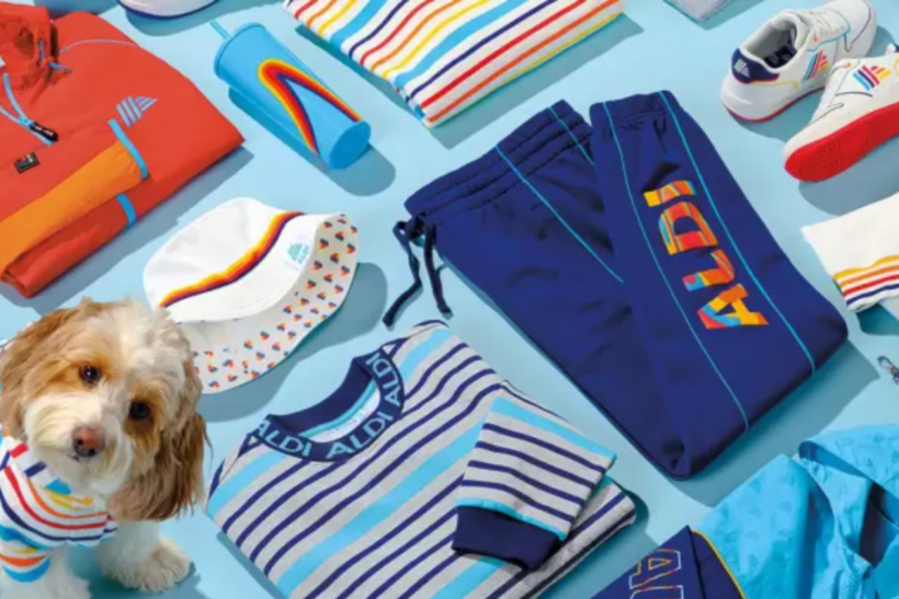 Aldi has released a line of 10 new swag items available through March 26.