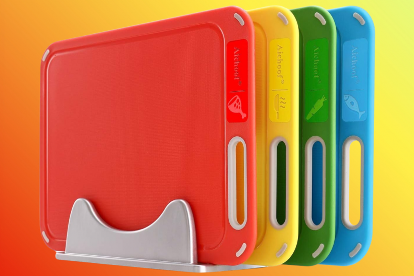 Color Coded Plastic Cutting Boards.