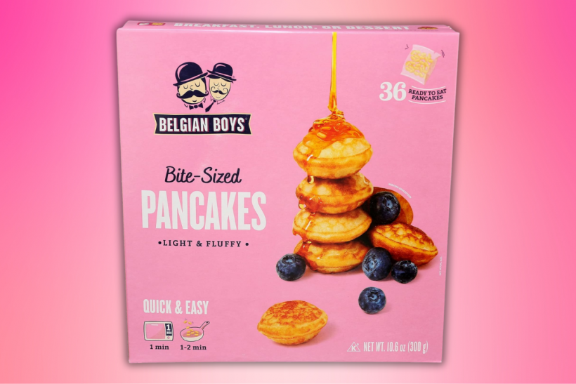Belgian Boys Bite-Sized Pancakes.