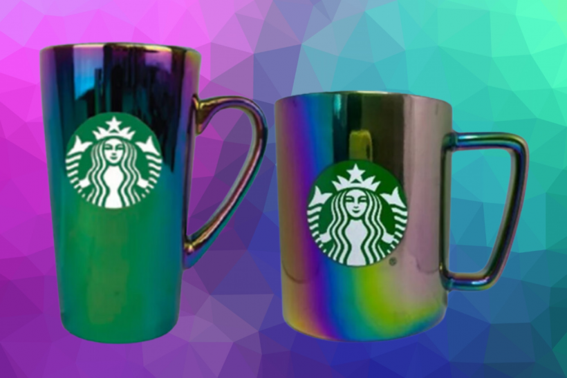 Some of the 440,000 holiday Starbucks mugs that are under recall. 