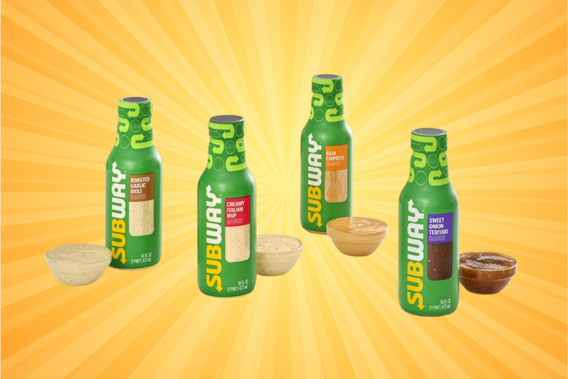 Subway is releasing four sauces in grocery stores starting this week.