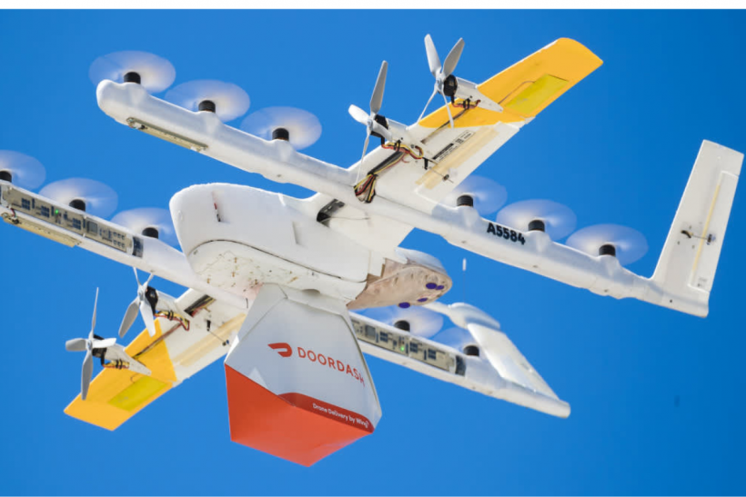Doordash x Wing Delivery Drone.
