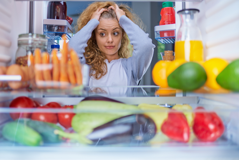 An overcrowded fridge can be a challenge to clean and keep food safe.