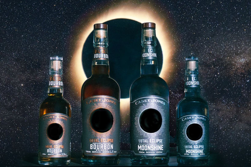 Casey Jones Distillery: Total Eclipse Bourbon and Moonshine. 