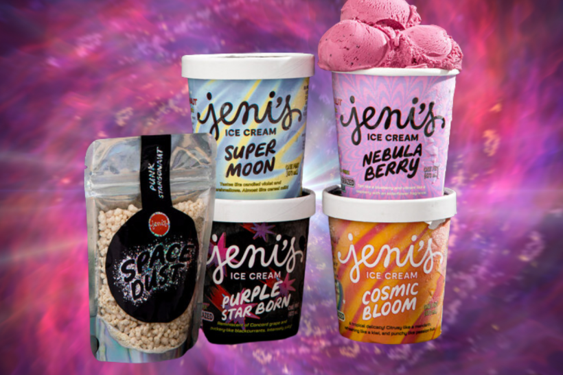 Jeni's Ice Cream Punk Stargonaut Collection.