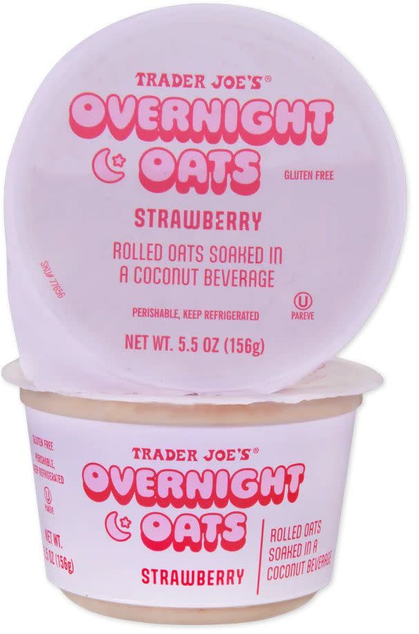 Trader Joe's Strawberry Overnight Oats.
