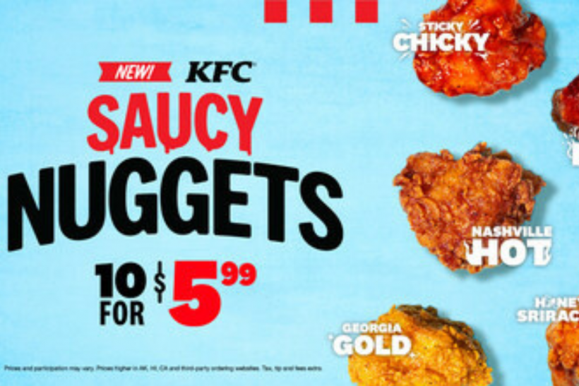 KFC Saucy Nuggets.