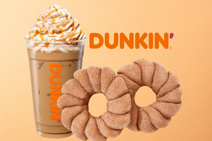 Dunkin' Churro Signature Latte & Donut.
