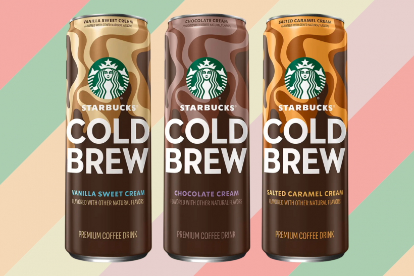 Starbucks Cold Brew with New Cream Flavors.
