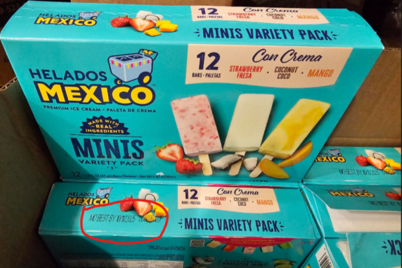 Helados Mexico Minis Variety Packs are under recall in several states and parts of Europe.