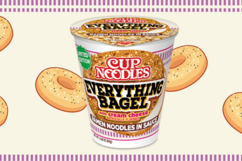 Nissin’s Everything Bagel Cup Noodles.