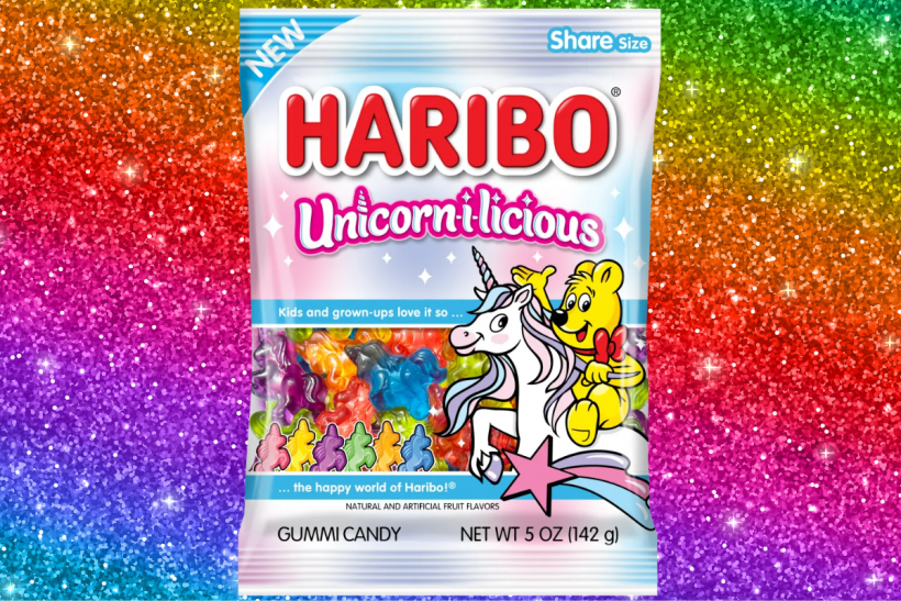 Haribo Unicorn-i-licious Gummies.