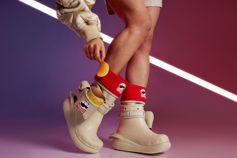 Pringles® And Crocs™ Combine Fashion And Flavor With A One-Of-A-Kind Crush Boot, First-Ever Crocs-Inspired Crisps And More Delicious Designs In Global Collection