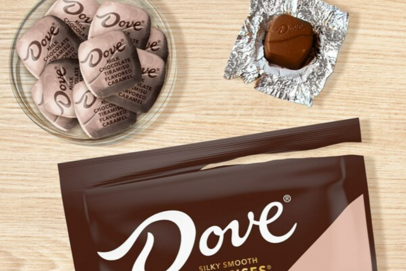 Dove Milk Chocolate Tiramisu Caramel Promises.