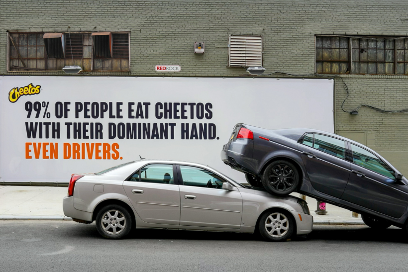 Cheetos ‘Other Hand’ campaign. 
