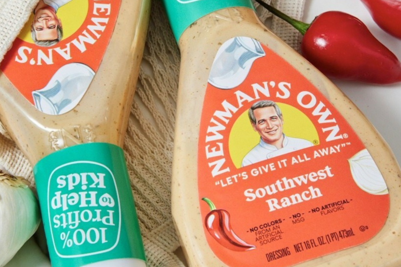Newman’s Own new ranch dressing.