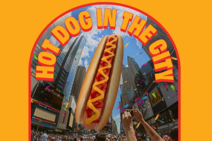 A giant hot dog is invading Times Square this Summer!