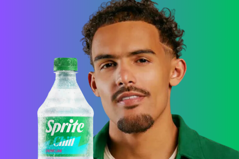 NBA star Trae Young and Sprite Chill.