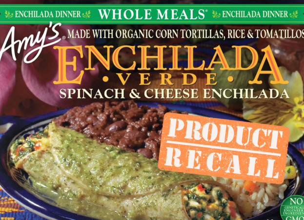 Recalled Amy's Enchiladas Verdes