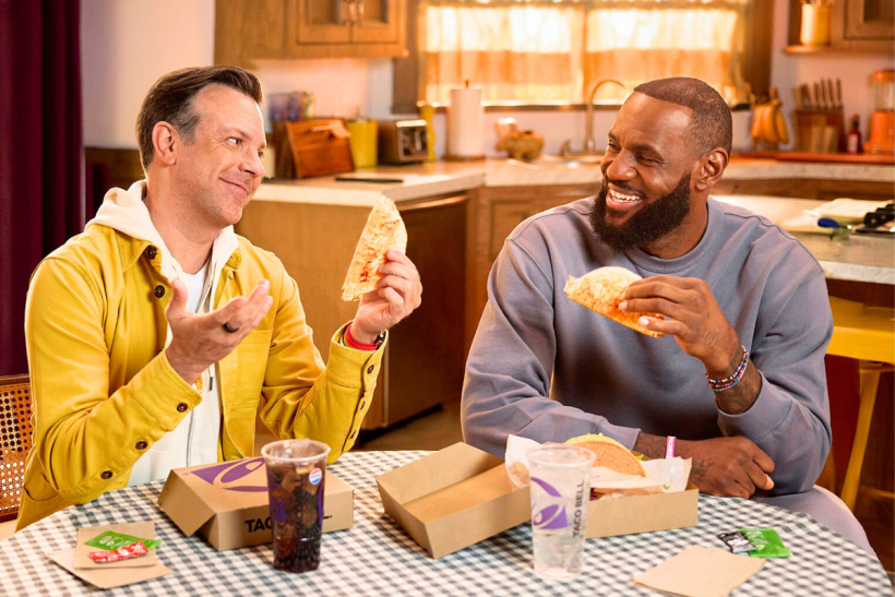 LeBron James and Jason Sudeikis for Taco Bell.