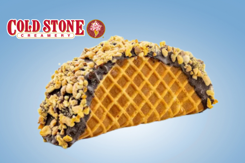 Cold Stone’s New Waffle Ice Cream Taco!
