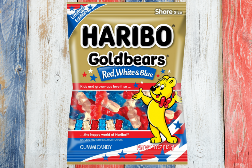 Haribo Red, White & Blue.