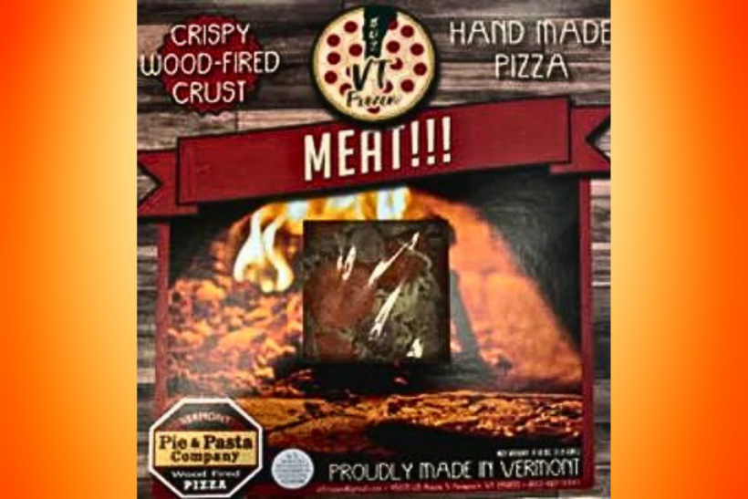 802 VT Frozen's MEAT!!! CRISPY WOOD-FIRED CRUST HAND-MADE PIZZA recalled.