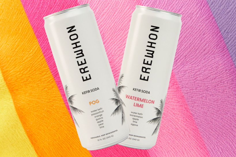 Erewhon's Probiotic Sodas.