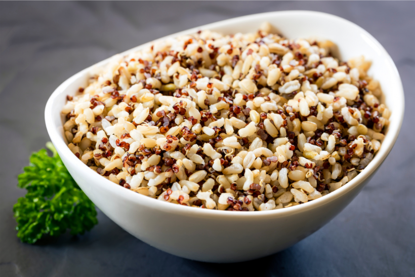 Bowl of quinoa.
