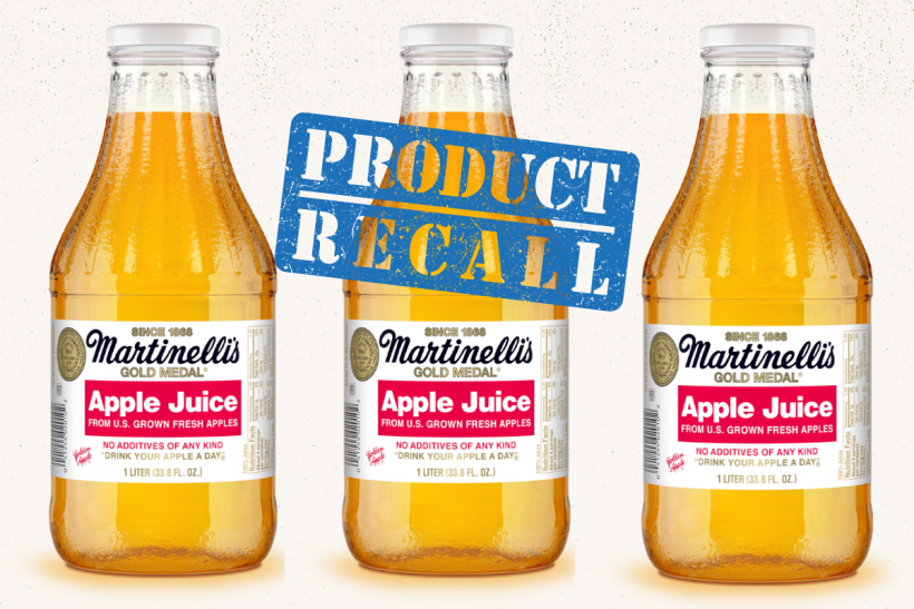 Martinelli's Apple Juice is Under Recall.