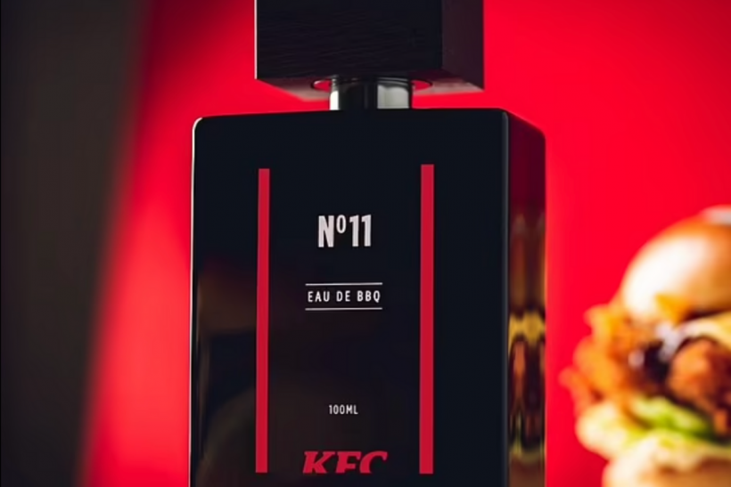 KFC’s new No 11 Eau de BBQ perfume.