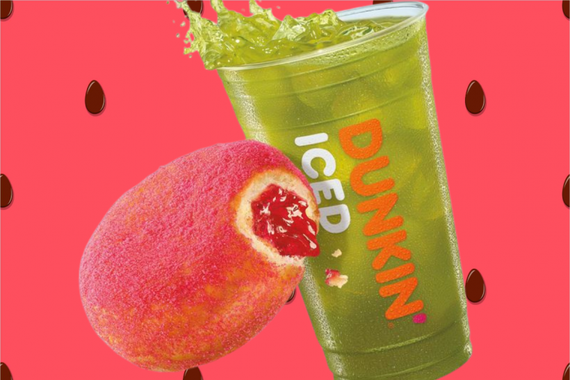Dunkin’ Watermelon donut.
