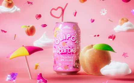 Olipop X Barbie Peaches 