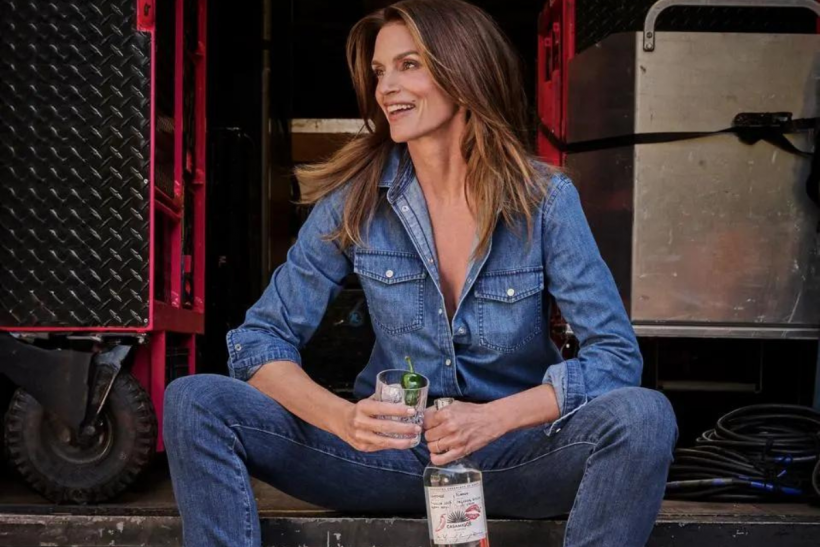 Cindy Crawford’s new CasamigAs Jalapeno Tequila.