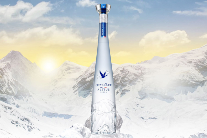 Grey Goose Altius. 
