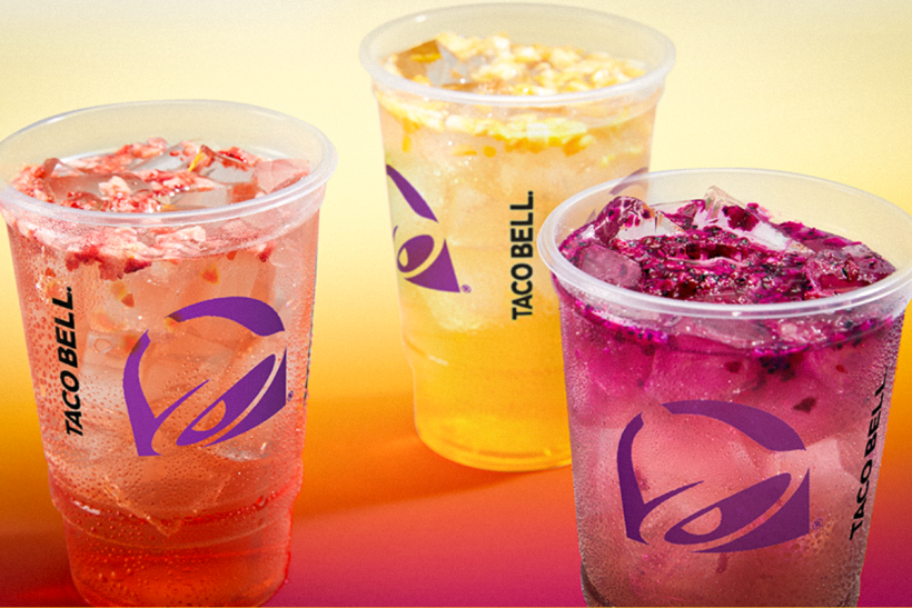 Taco Bell Agua Refrescas. 