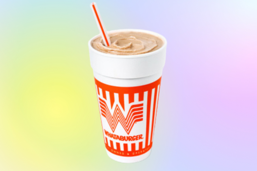 Whataburger Caramel Latte Shake. 