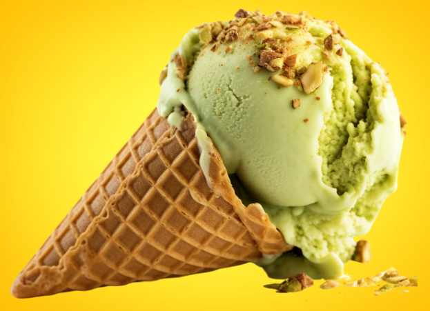 Are there nuts in your pistachio ice cream