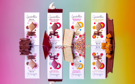 Sprinkles' new line of chocolate bars available at Walmart.